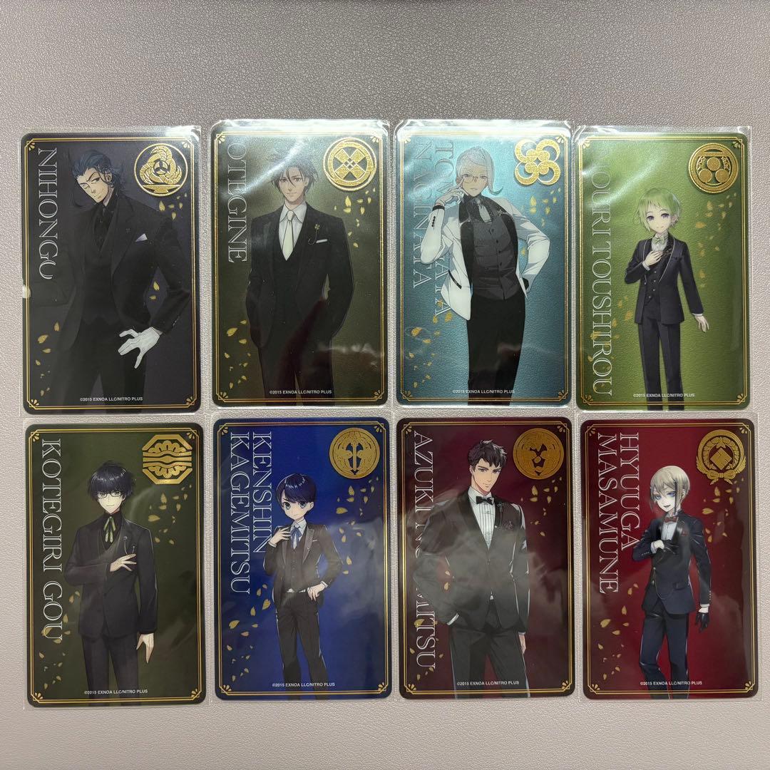 【刀剣乱舞】大本丸博 箔押しクリアカード 104枚