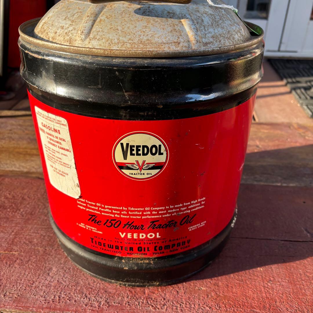 USA VINTAGE VEEDOL 5ガロン缶