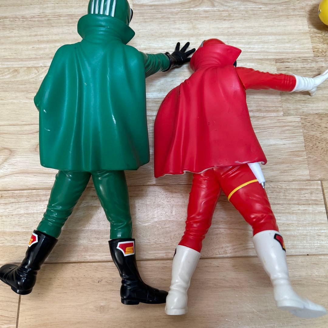 ゴレンジャー　ビックサイズ　ソフビフィギュア　まとめ売り　約30cm