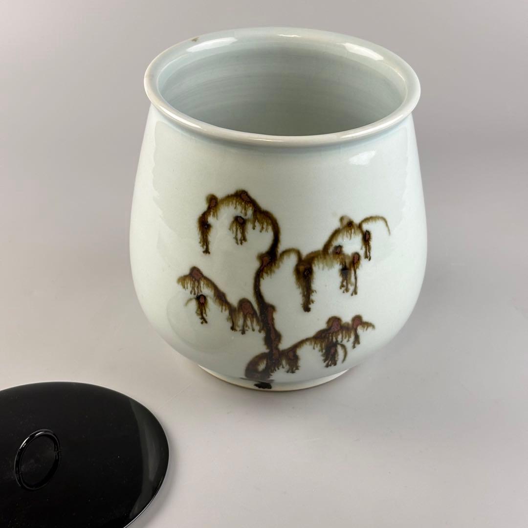 韓国　人間国宝 池順鐸作 白磁 水指 高麗 茶道具