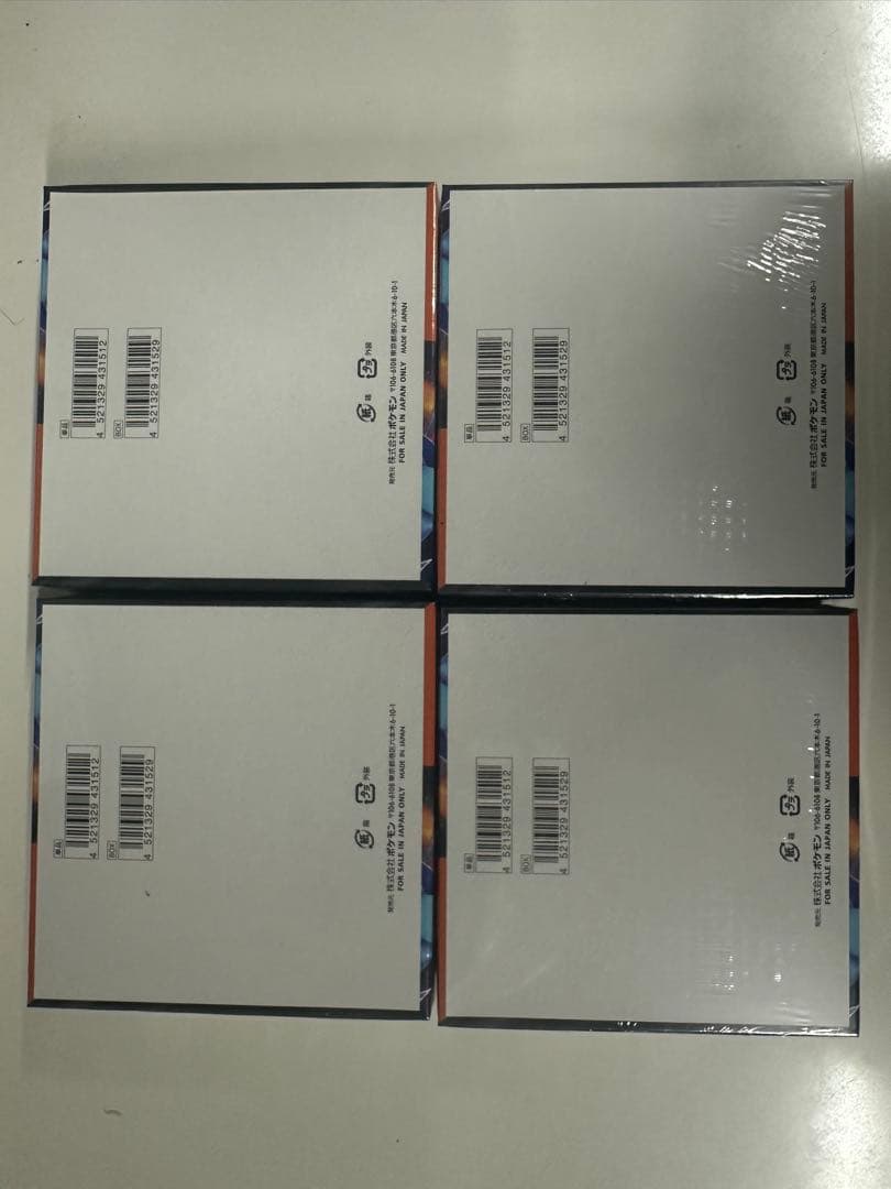 【シュリンク付き】ポケモンカードゲーム MEGAインフェルノX 4box