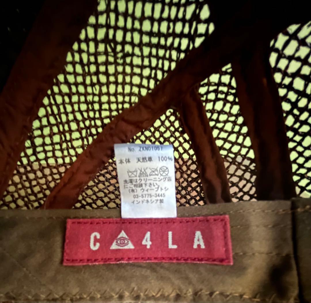 CA4LA メンズ ストローキャップ 60cm アジアンスタイル