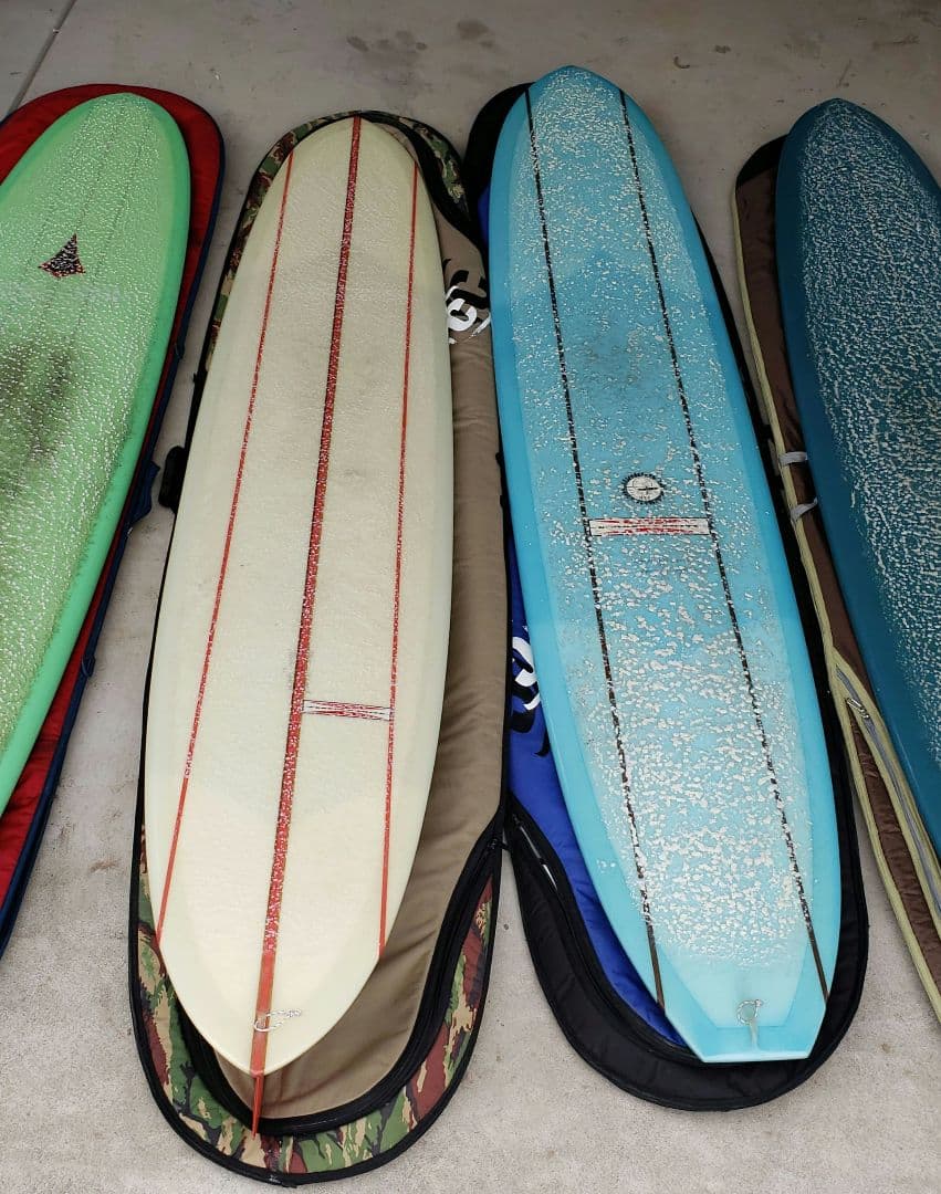 激レアヒンソンレッドフィンクラシックヴィンテージロングボード9'69'4HY-2