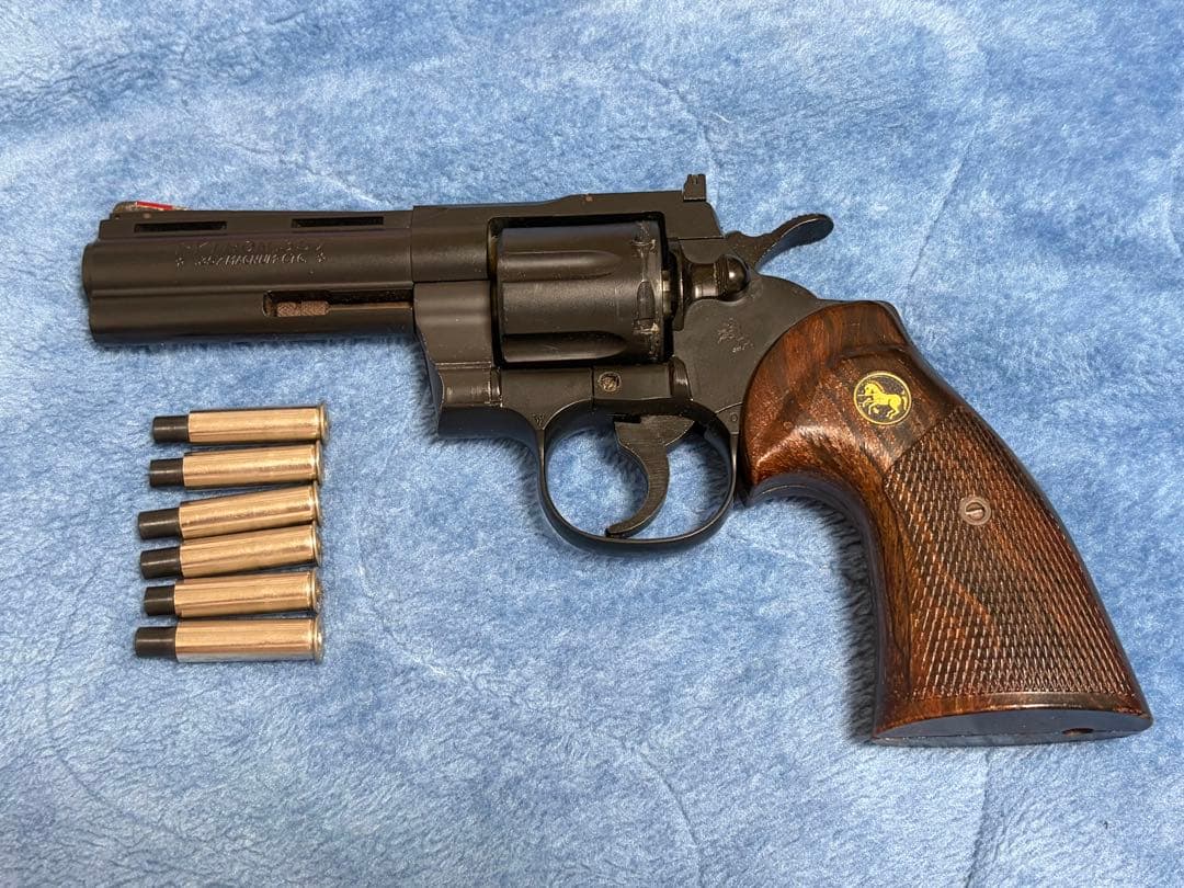 コクサイ コルトパイソン 4インチ ガスリボルバー ジャンク