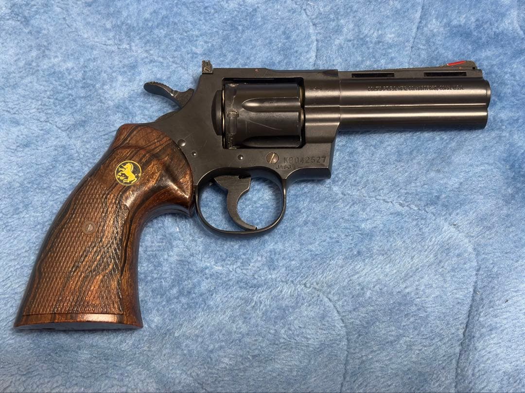 コクサイ コルトパイソン 4インチ ガスリボルバー ジャンク