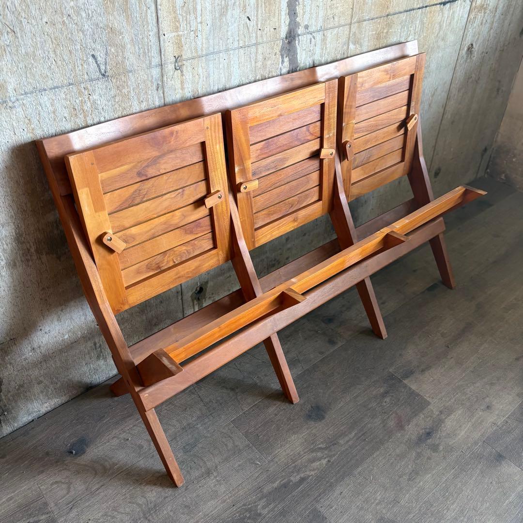 unico PRAD ウニコ　ポラード　フォールディングベンチ　チーク材　廃番