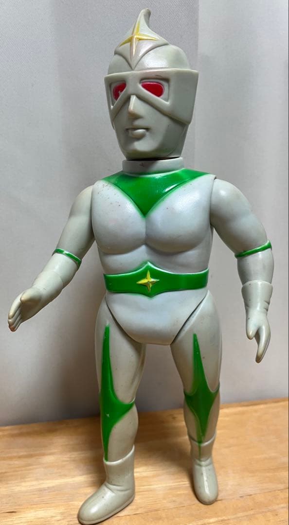 ミラーマン マスク着脱 ソフビ 当時物 レトロ ブルマァク 円谷プロ