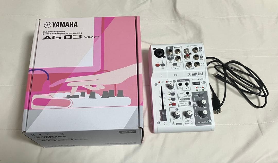 YAMAHA AG03 MK2 DJミキサー