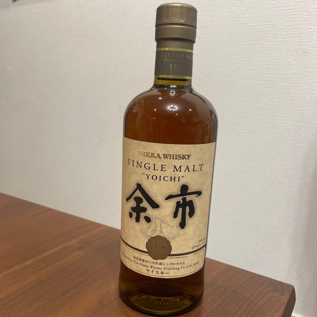 ニッカウイスキー　余市15年　単一蒸溜所モルト　未開封(2)