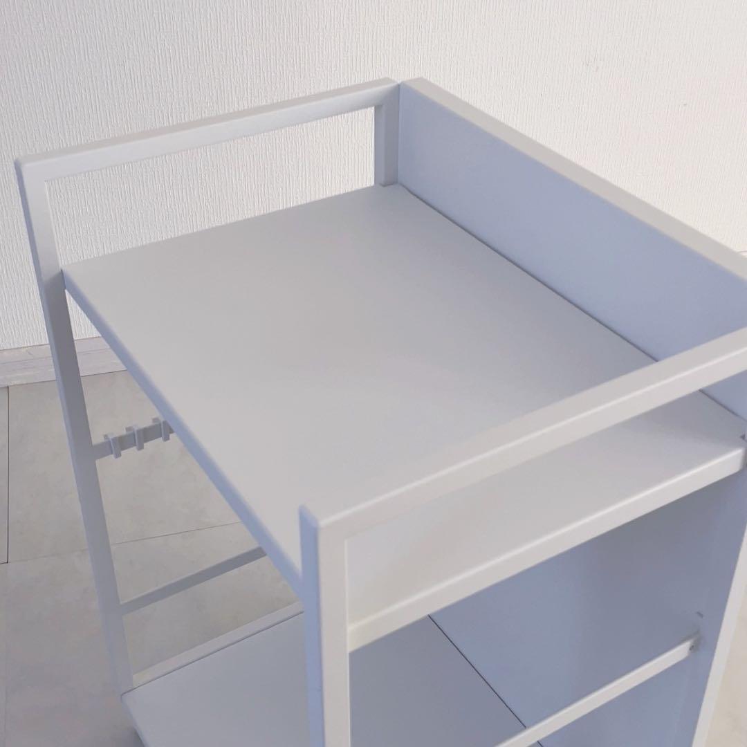 新品　目隠しワゴン タワー 山崎実業 tower キャスター付き ワゴン