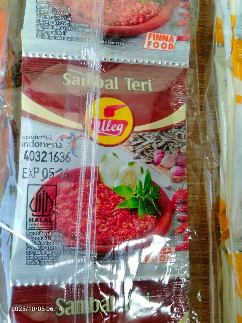 7種類のULEG・サンベルの風味 & サンベル Bamboe Terasi