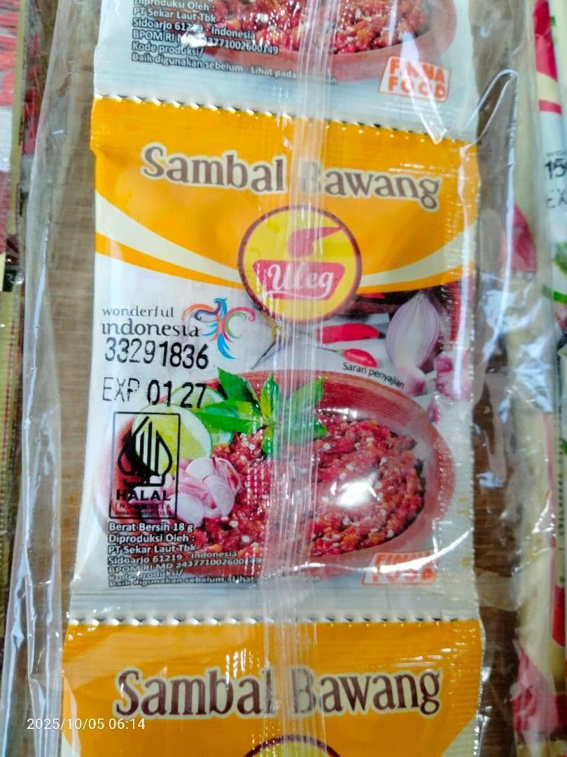 7種類のULEG・サンベルの風味 & サンベル Bamboe Terasi