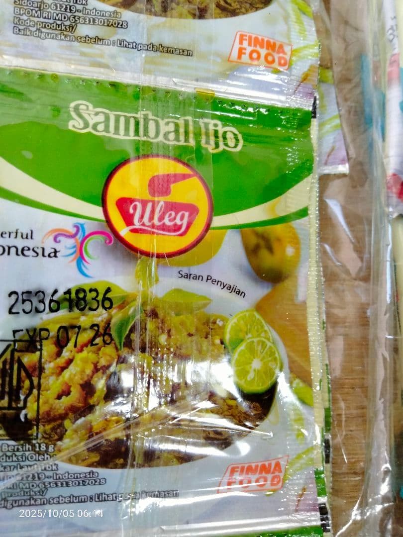 7種類のULEG・サンベルの風味 & サンベル Bamboe Terasi
