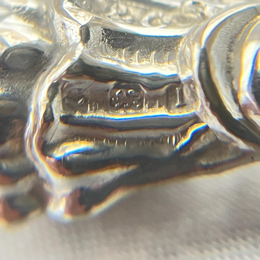 【英国】【純銀ハンドル】 靴べら / ボタンフック 1910年 専用ケース