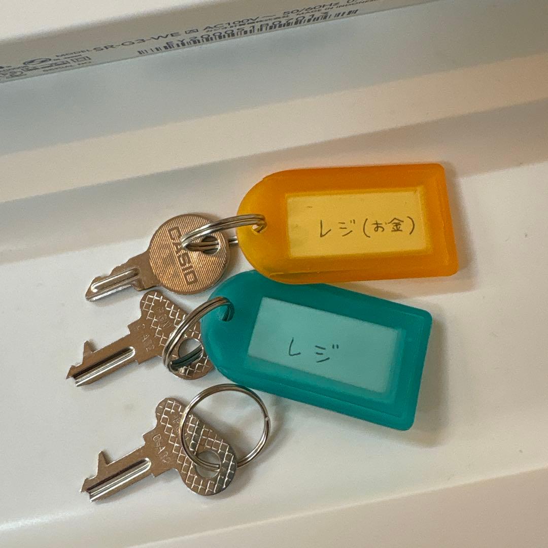 CASIO 電子 Bluetooth対応 カシオ レジスタ SR-G3-WE