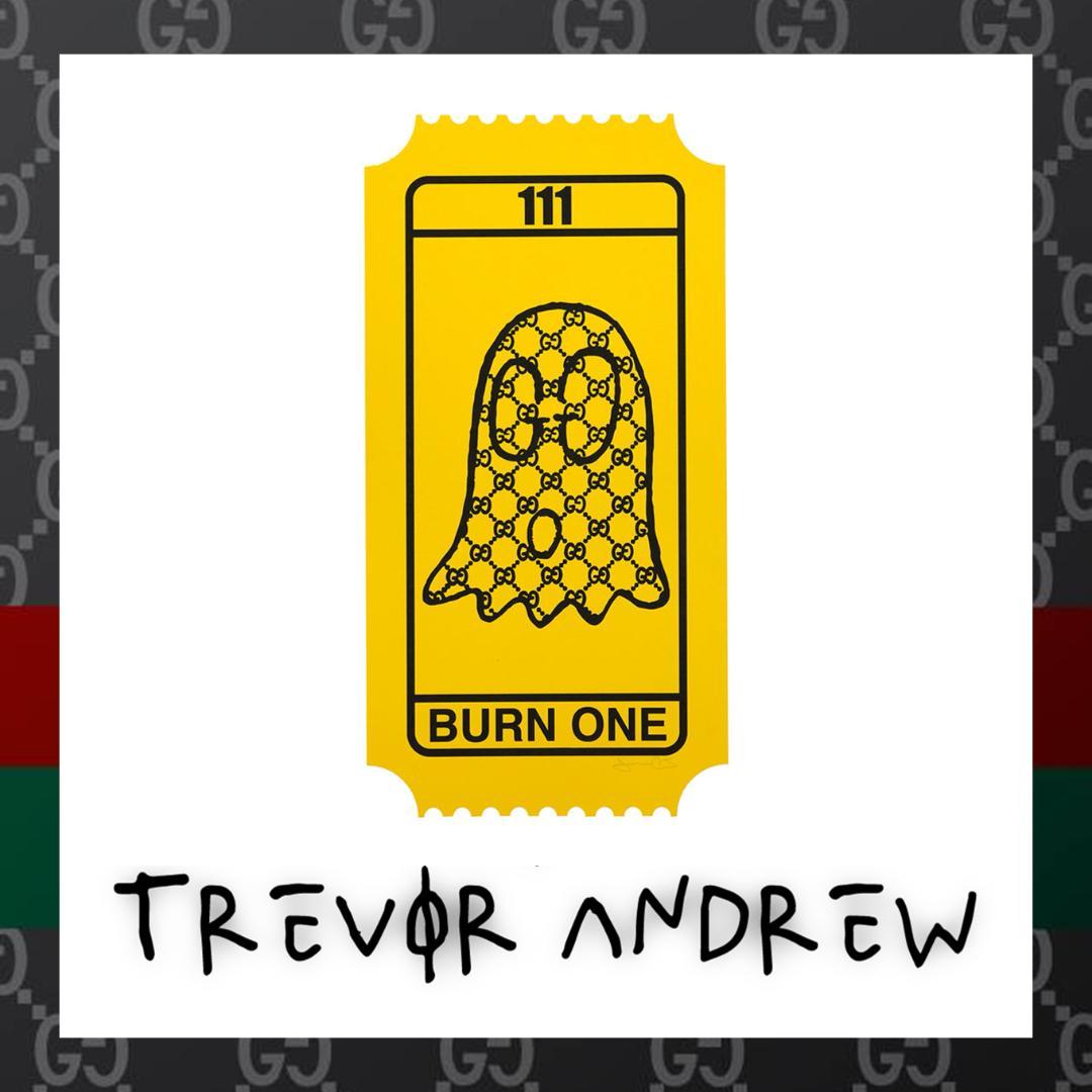 訳有 未使用トレバーアンドリュー バーンワン グッチゴースト イエロー