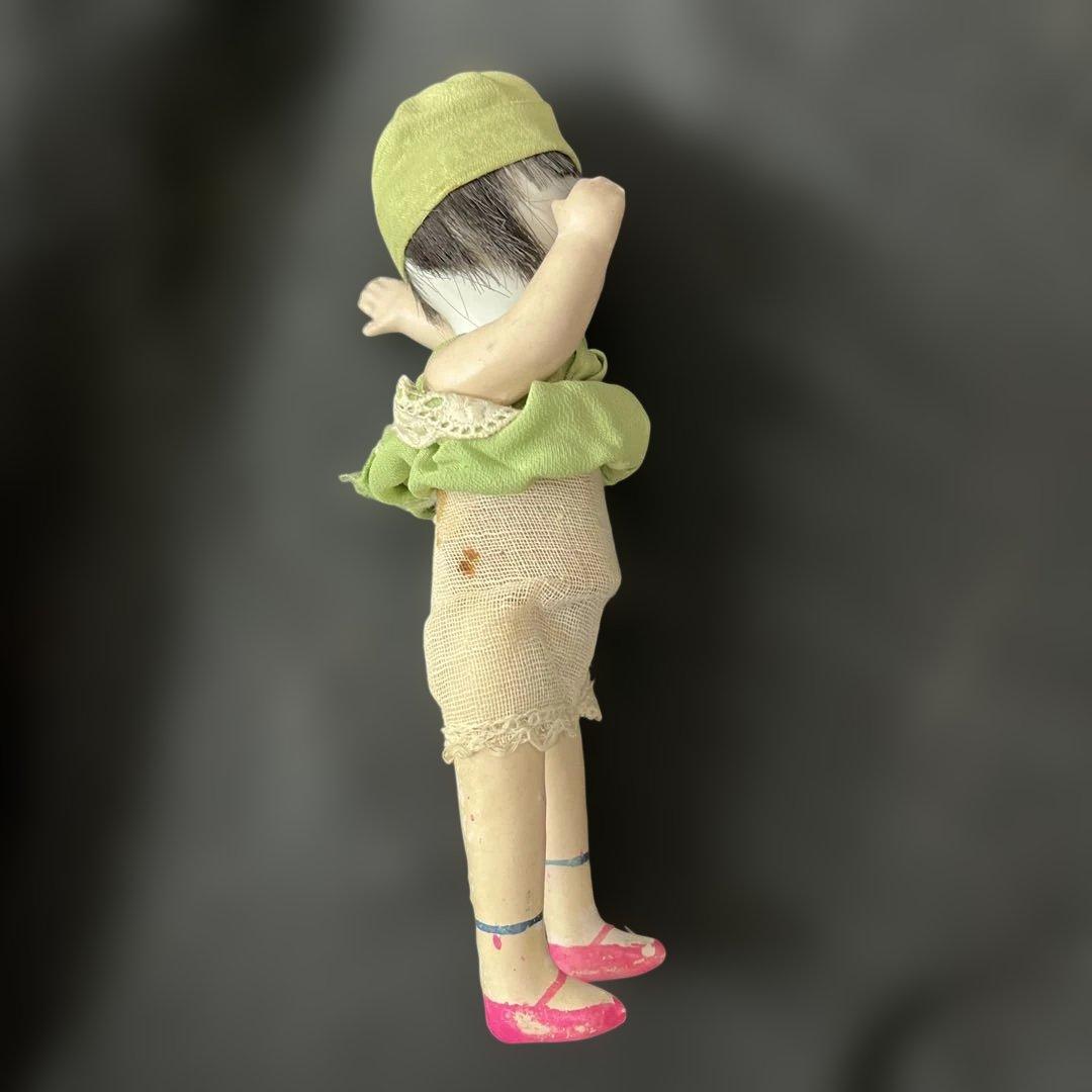 サクラビスクドール　アンティーク　大正ロマン　市松人形　人形 サクラビスク