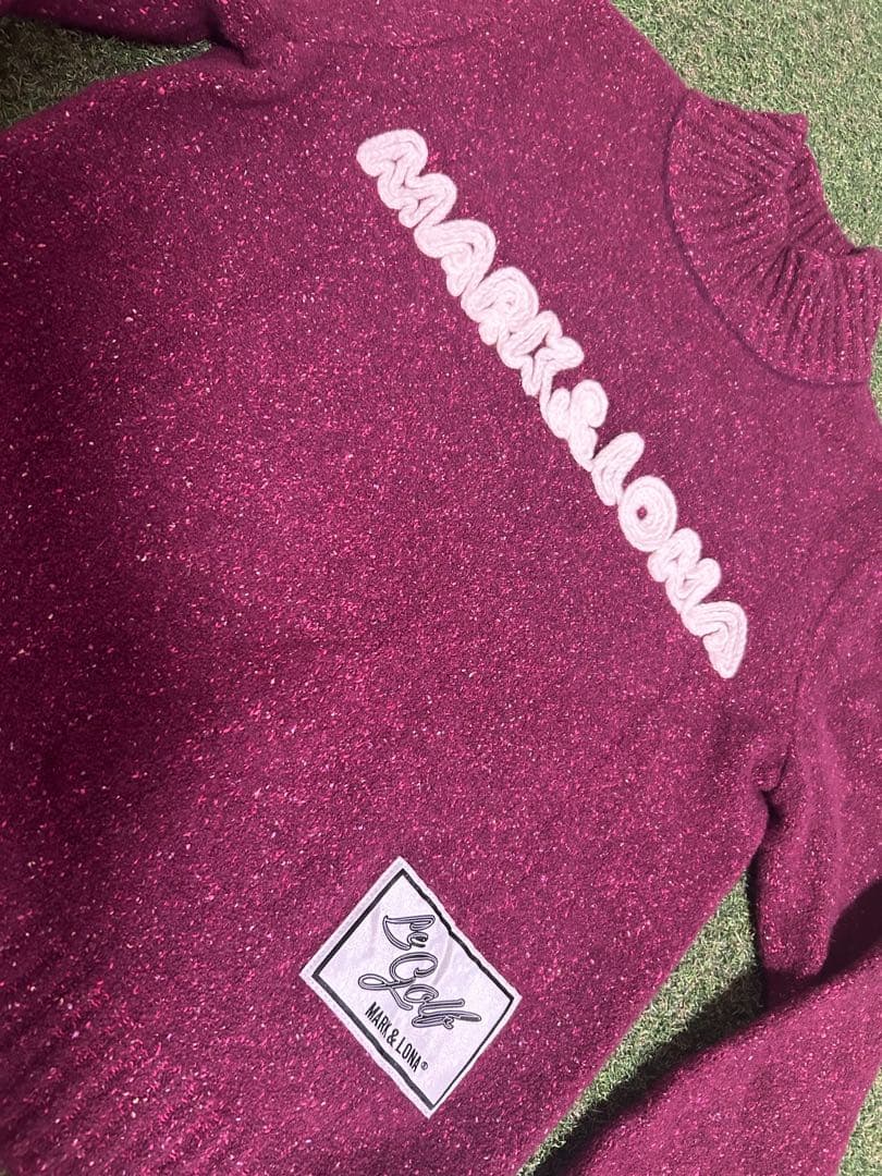 makimaki　マークアンドロナ ゴルフウェア ニット モックネック