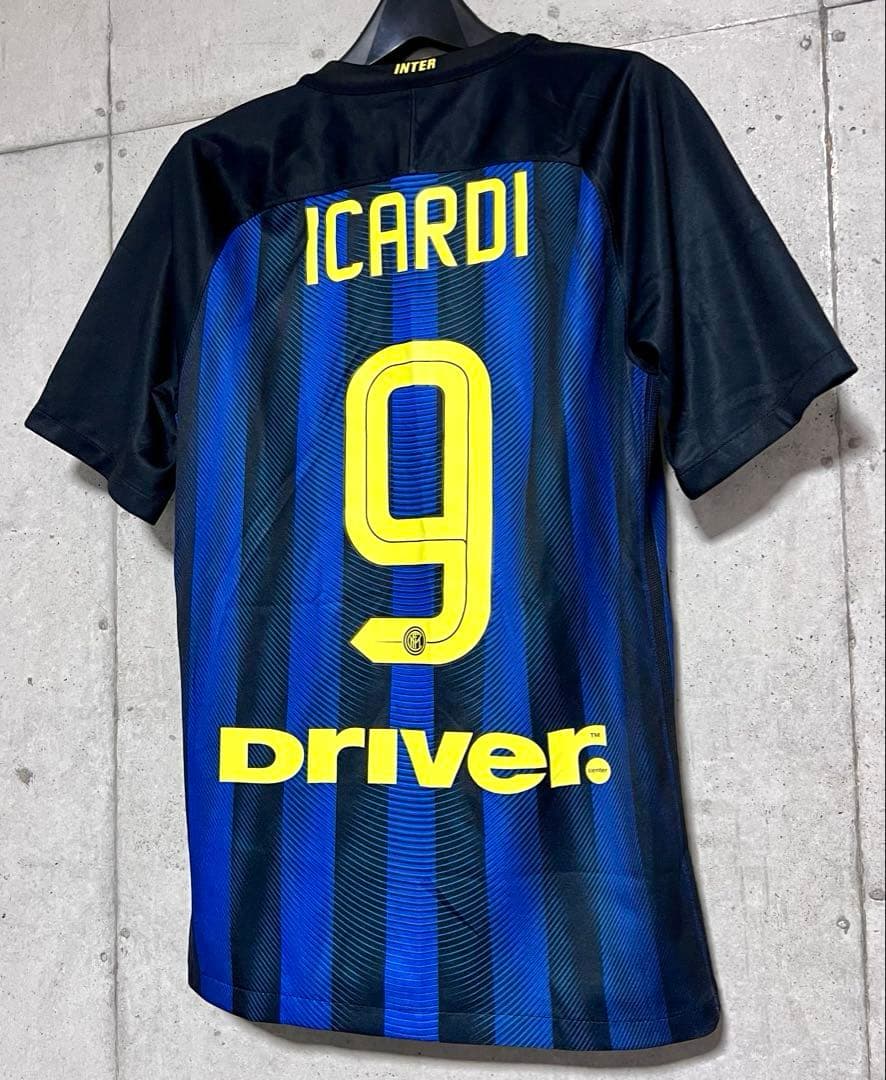 【希少】16/17 インテル・ミラノ ♯9 イカルディ【Mサイズ相当】ホーム