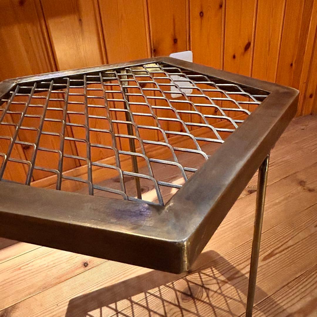 ペンタゴンテーブル　サイドテーブル　什器　アガベ棚　アイアンテーブル