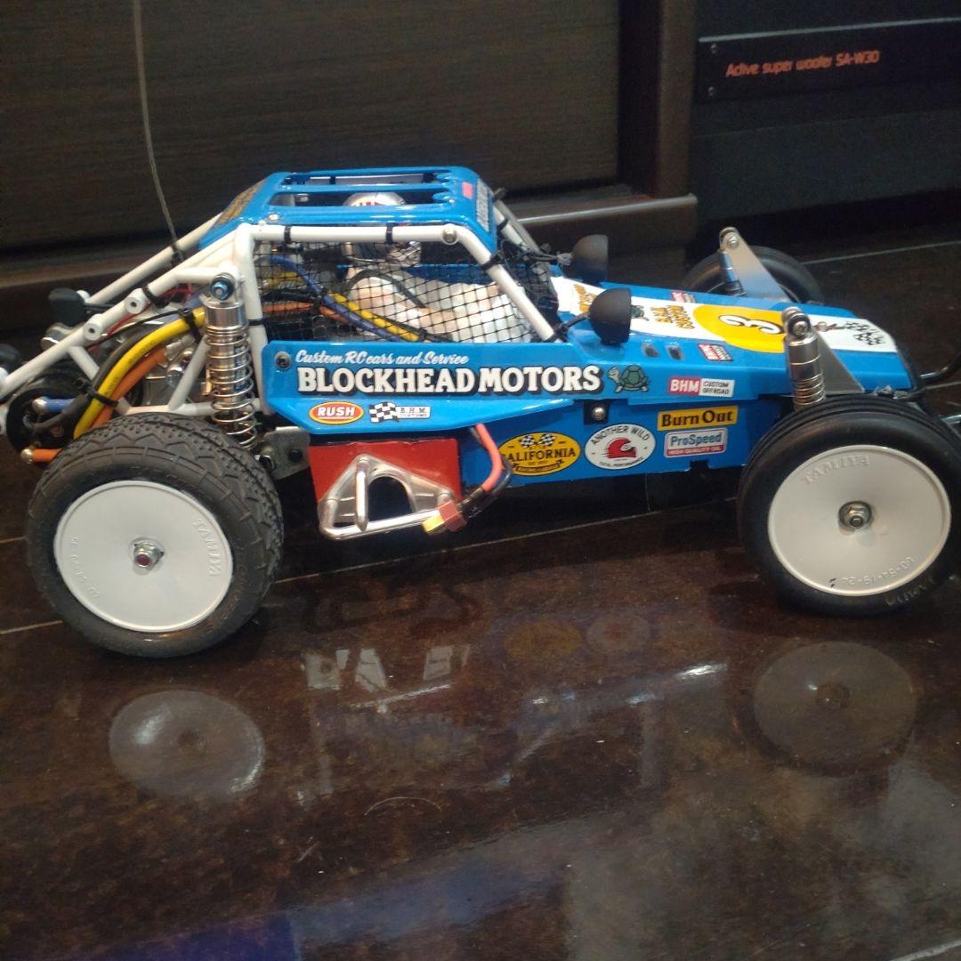 タミヤ ワイルドワンオフローダー ブロックヘッド カスタム車輌