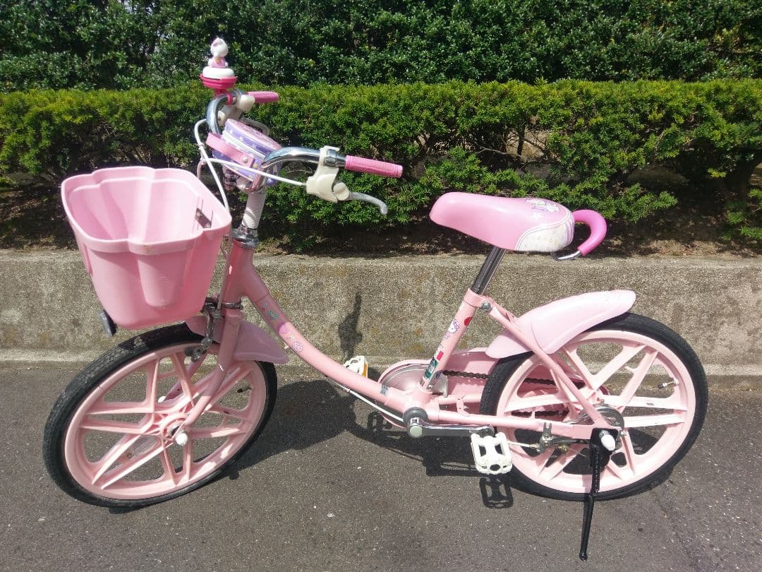 ブリジストン　キティちゃんサイクル18インチ