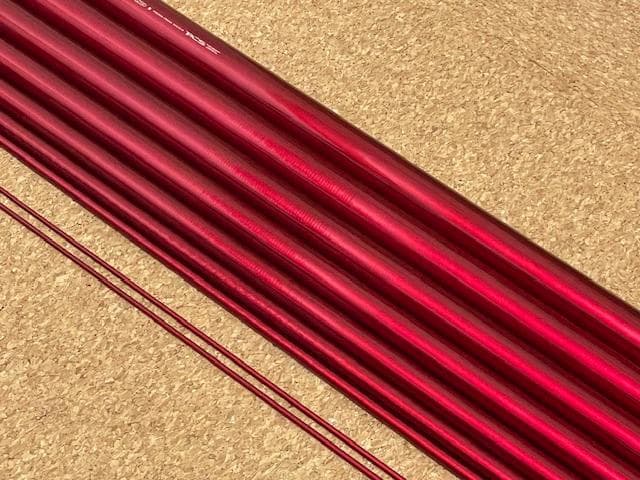 【中古品】 がまかつ がま鮎 パワースペシャルⅣレッド 引抜早瀬90