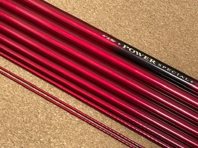【中古品】 がまかつ がま鮎 パワースペシャルⅣレッド 引抜早瀬90