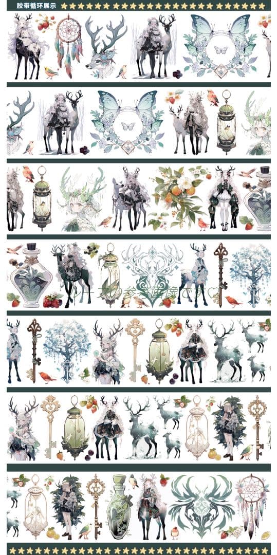 廃盤品✩1131▶迷野仙踪(贝壳光)明镜台切り売り海外人物女の子AIマステ