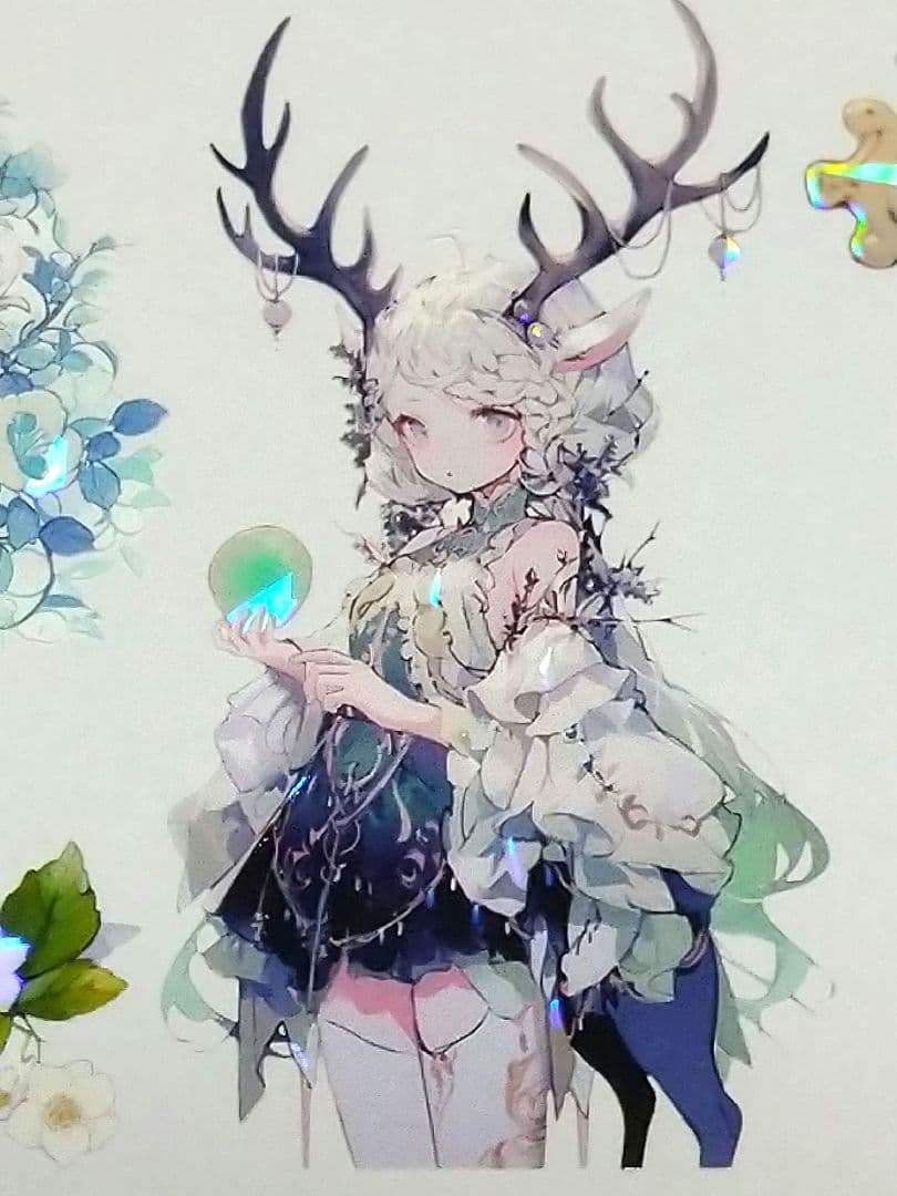 廃盤品✩1131▶迷野仙踪(贝壳光)明镜台切り売り海外人物女の子AIマステ