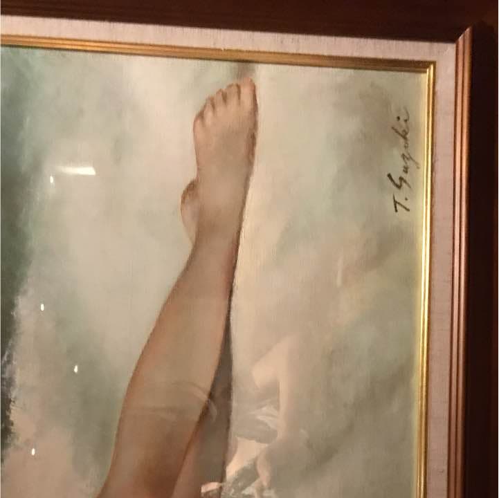 T.suzuki 油絵 美術品