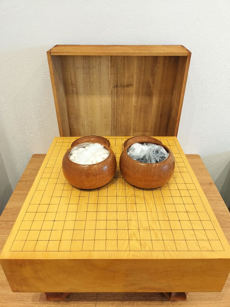 囲碁セット 碁盤(足付き) 碁石