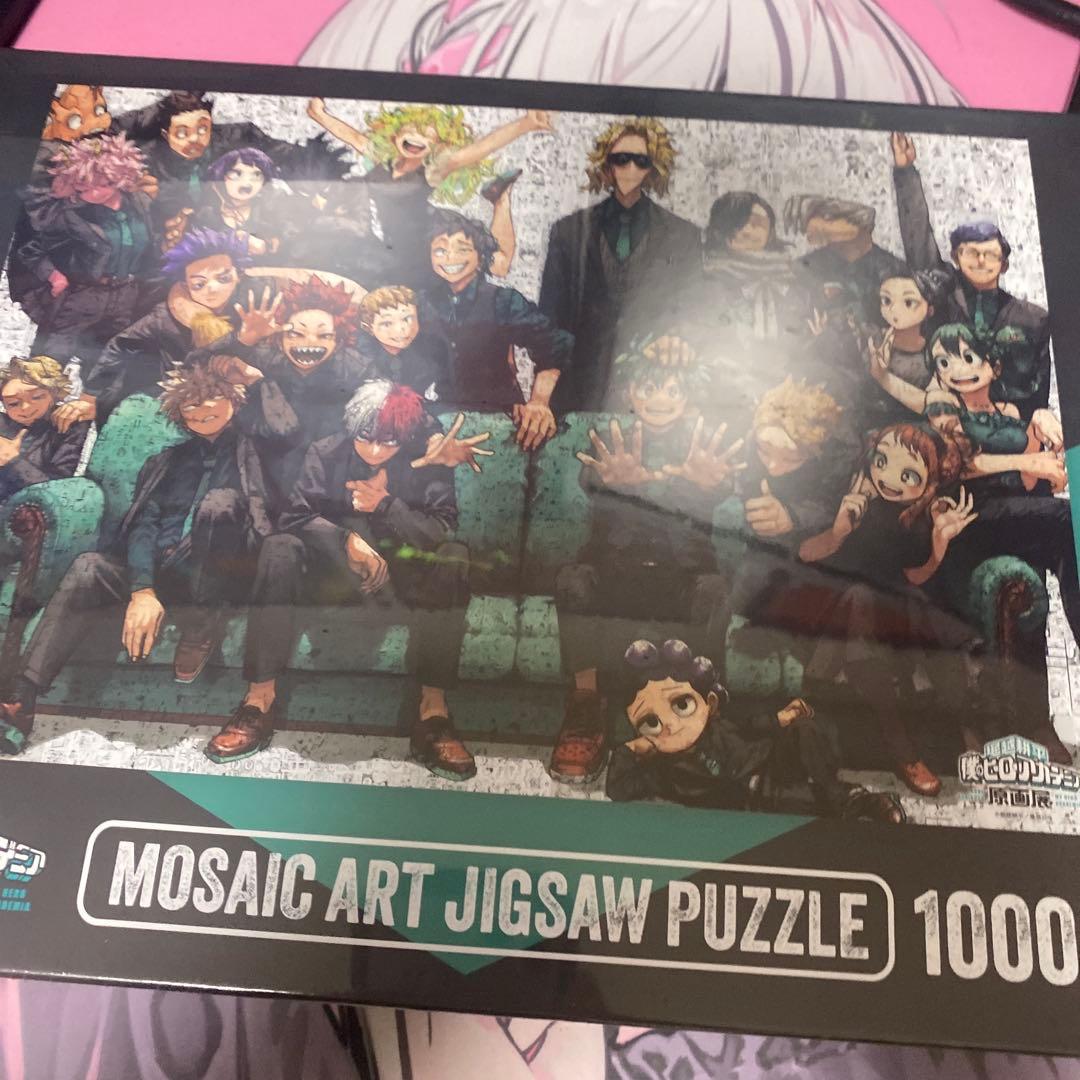 僕のヒーローアカデミア　原画展　モザイクアート　パズル