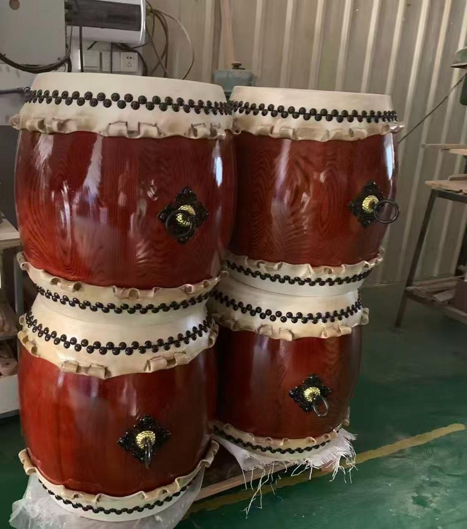 ４台セット長胴太鼓 1尺3寸（鼓面:39cm） 集成胴 スマイル