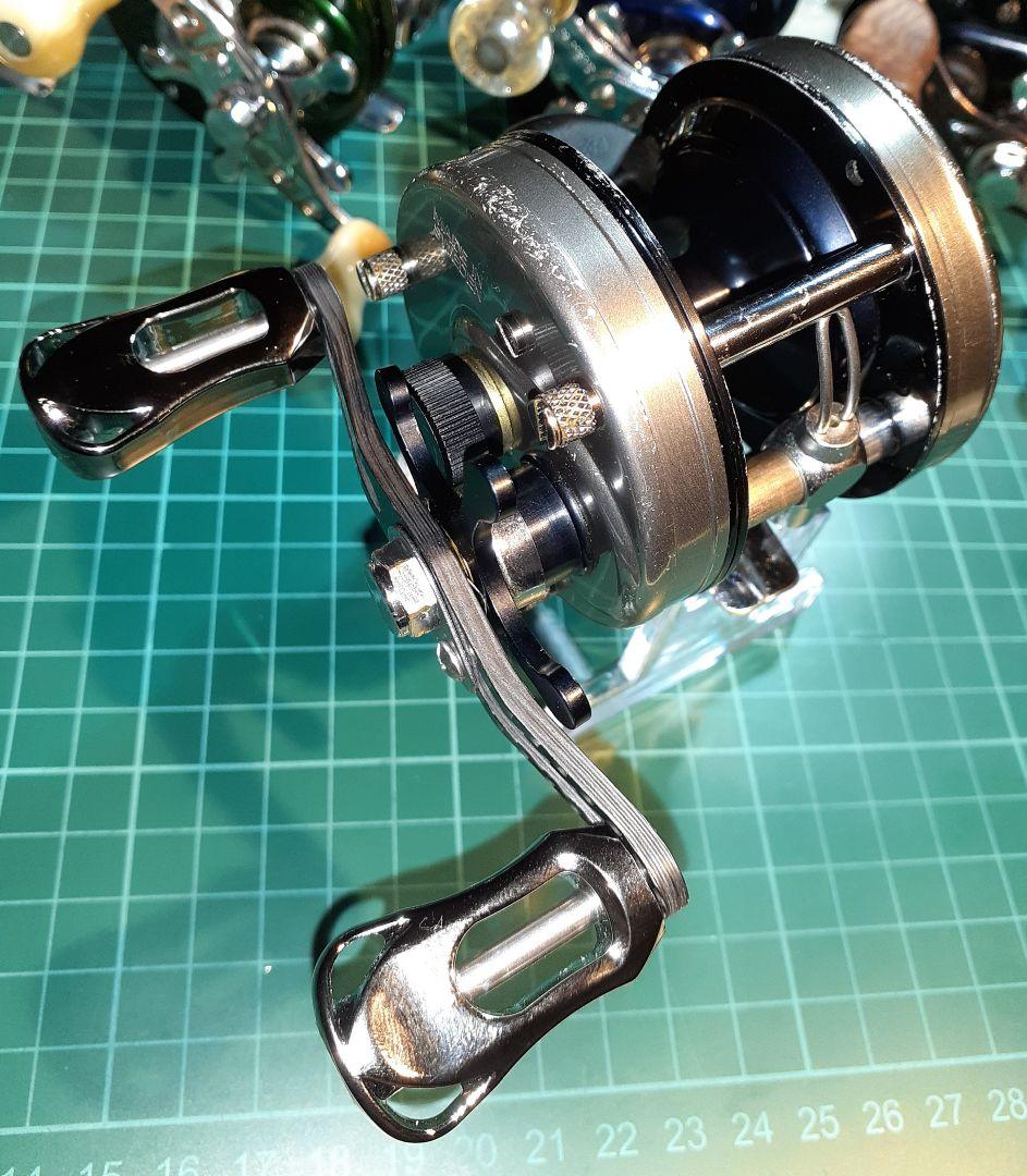 アブガルシア ABU アンバサダー4600C ハンクパーカー ハンドルカスタム