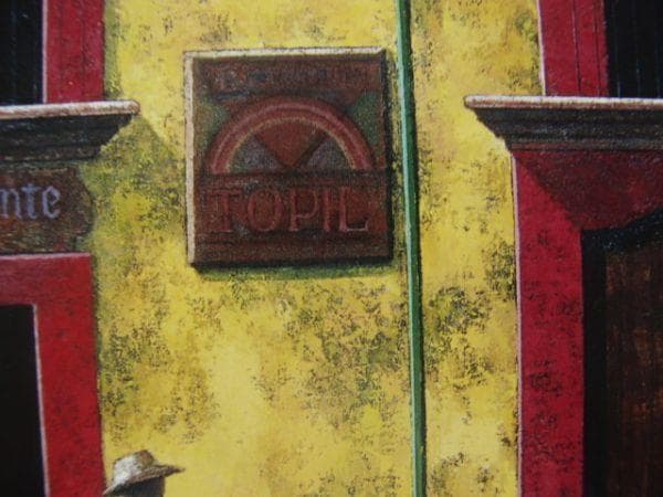 池田良則【オアハカの午后】希少画集画、状態良好、新品高級額装付