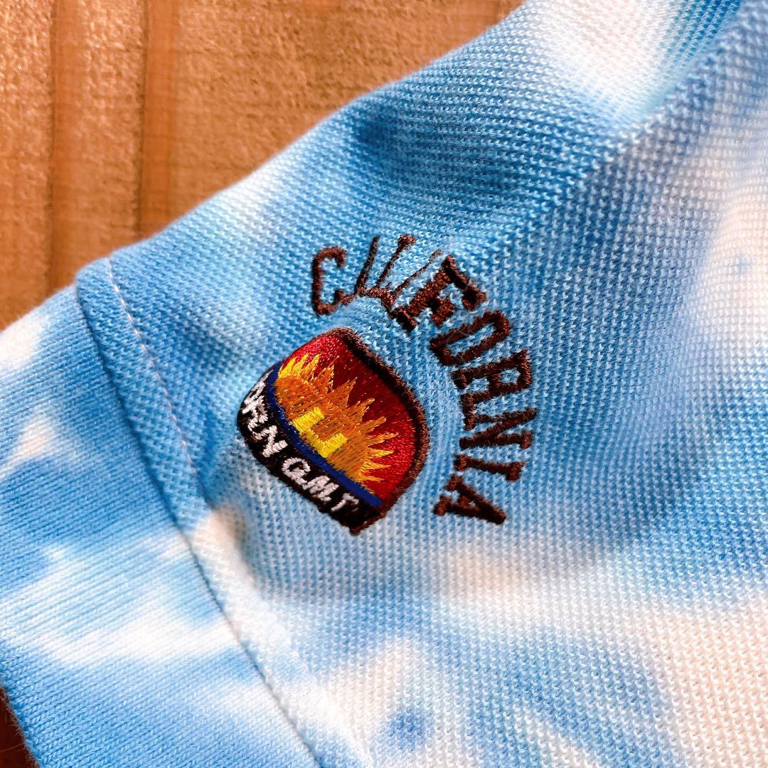 ホーンガーメント HORN GARMENT タイダイ ミッキー刺繍 ポロシャツ