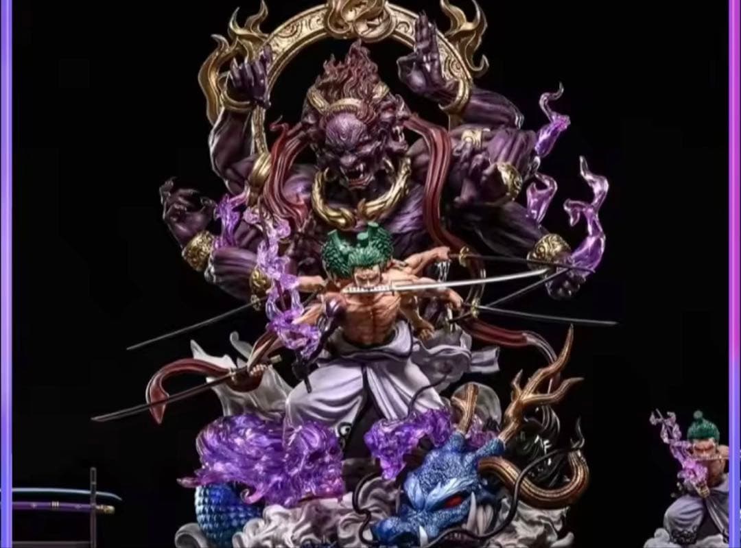 52cm ワンピース　ロロノアゾロ　阿修羅　ガレージキット