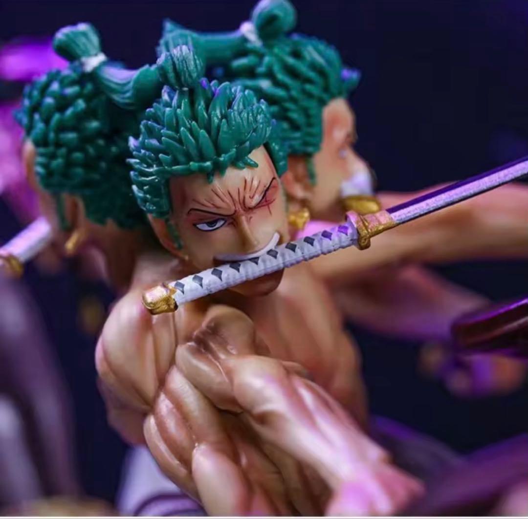 52cm ワンピース　ロロノアゾロ　阿修羅　ガレージキット