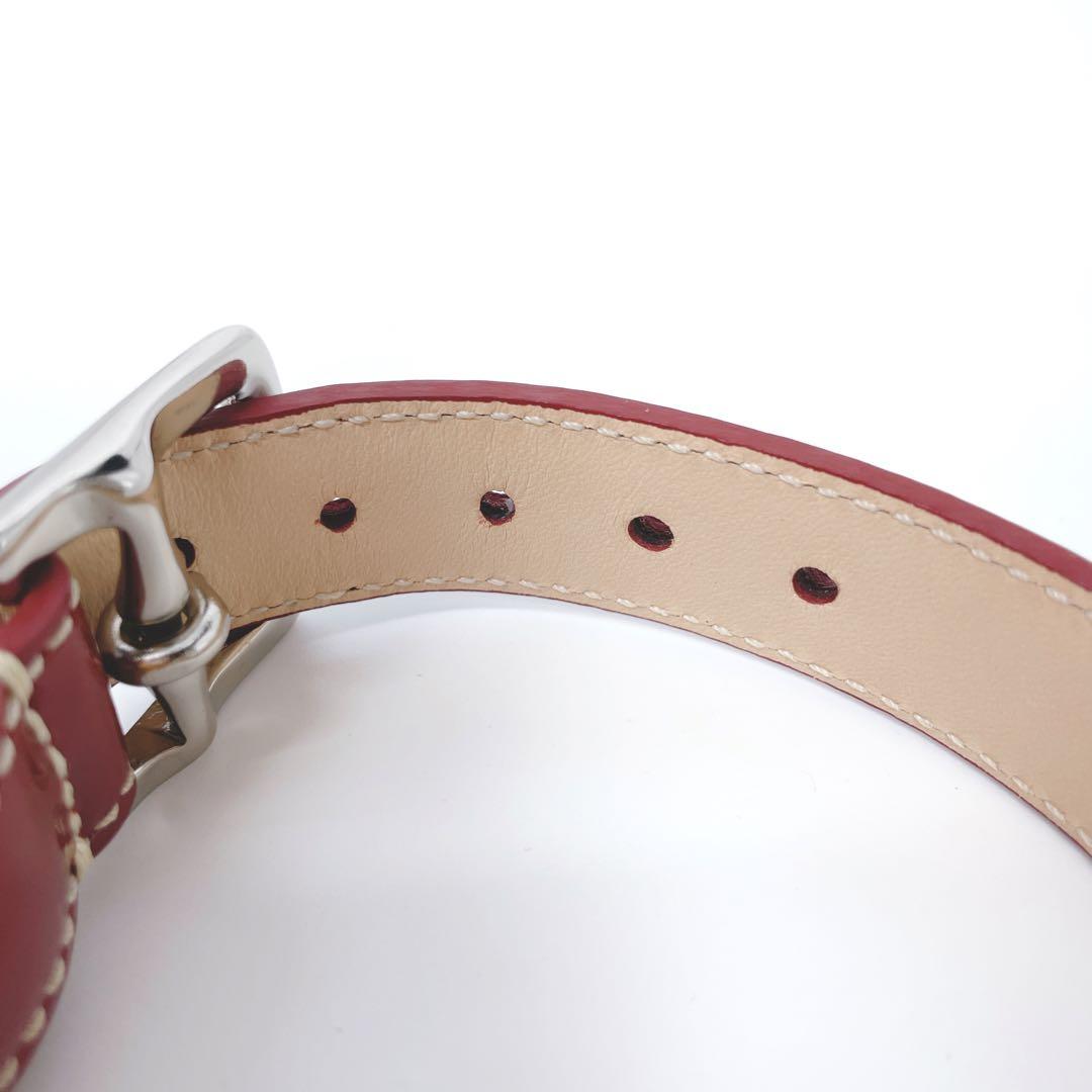 Ayu★mi 様:::COACH 犬用首輪 XS 未使用タグ付 レッド パテント