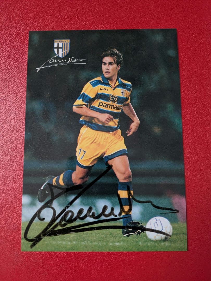 カンナバーロ クラブ発行 直筆サインカード パルマ 公式