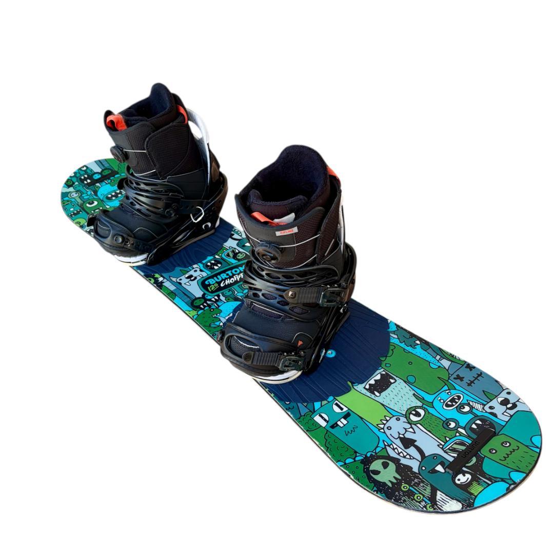 BURTON キッズ スノーボード 3点セット 120cm BOA ブーツ付