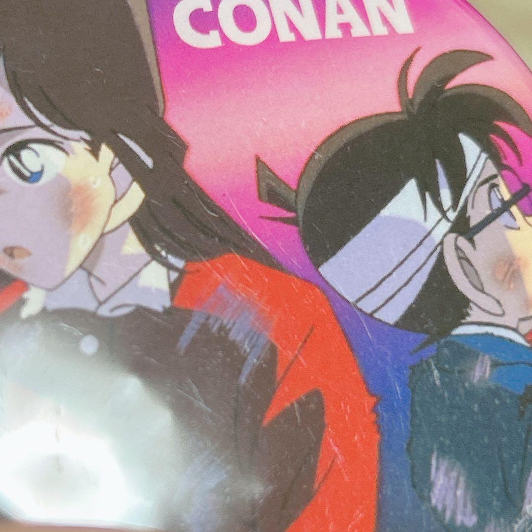 名探偵コナン 激レア 缶バッジ 毛利蘭 江戸川コナン 時計じかけの摩天楼