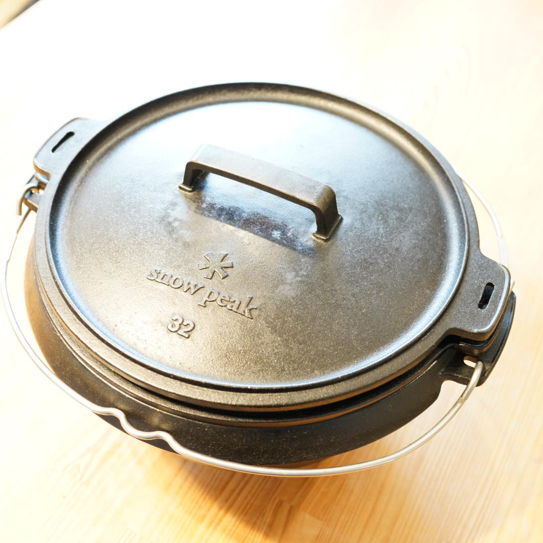 「希少！職人手作り初期型の廃盤品」 ダッチオーブンぶんぶく 32+リフターPro