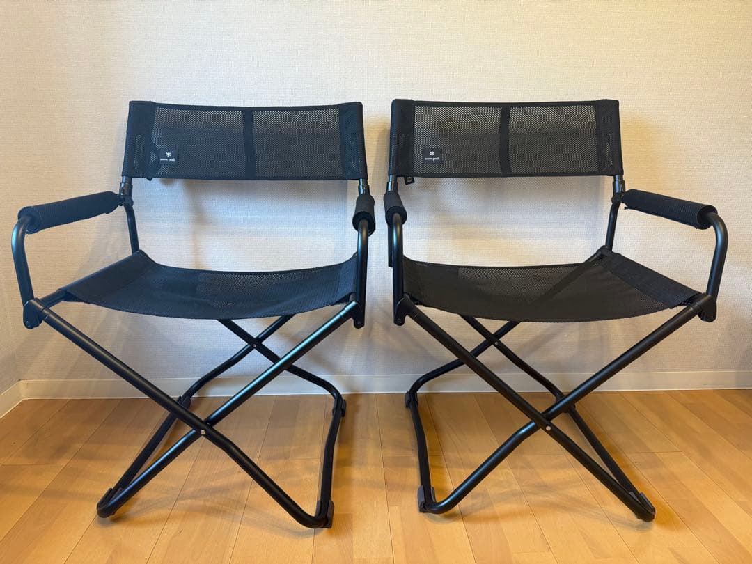 スノーピーク  peak FDチェア　メッシュブラック2脚セット