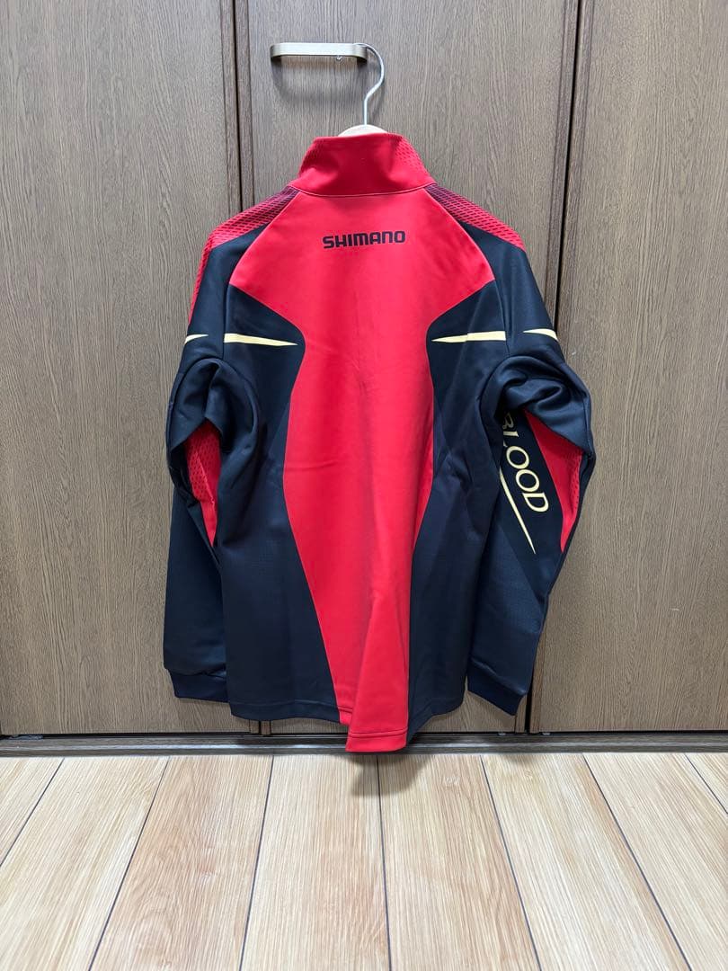 シマノファイアブラッドリミテッドハーフジップ ウォームシャツ SH-110X