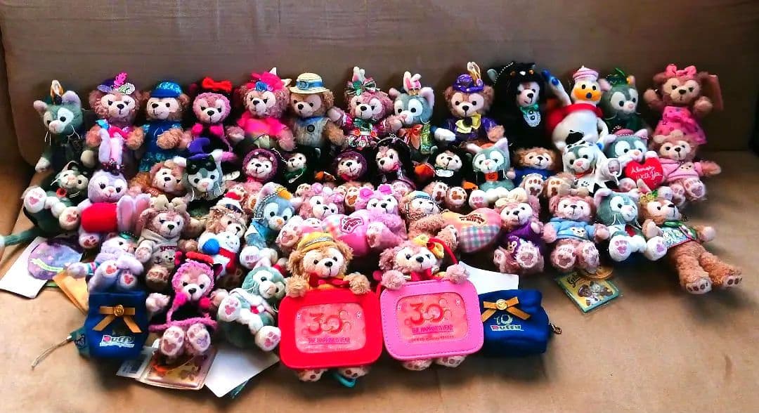 ダッフィー　シェリーメイ　キーホルダーぬいぐるみ　まとめ売り　レア品あり