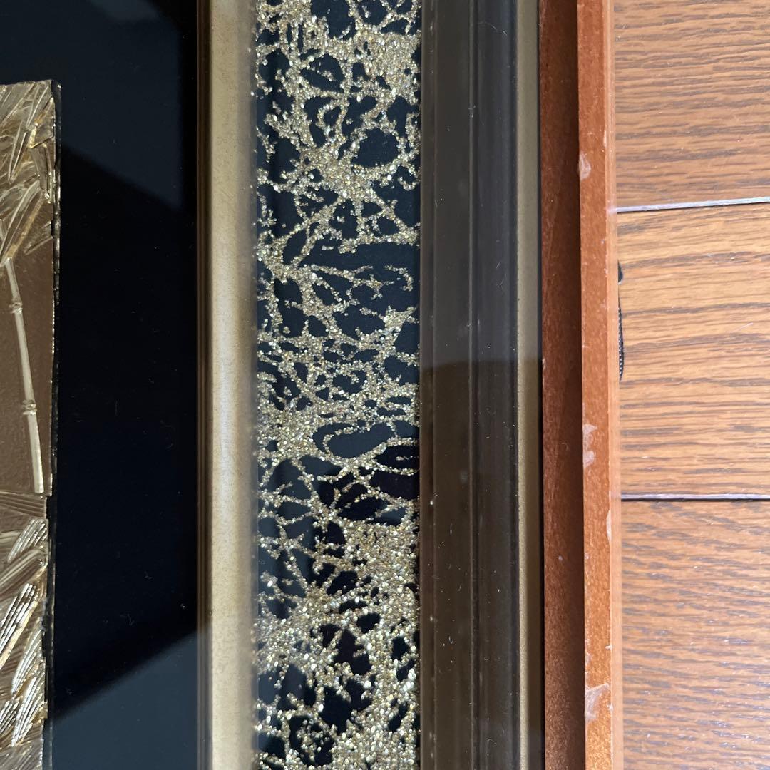 純金　鍍金　額縁　年代物　骨董品　虎　希少　虎年　タイガース