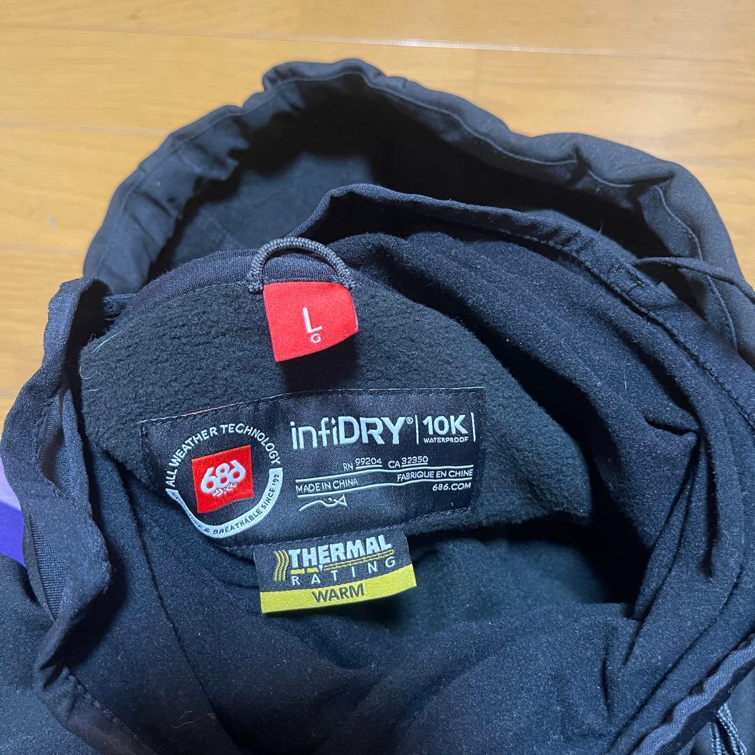 686 スノーボードウェア　4点セット