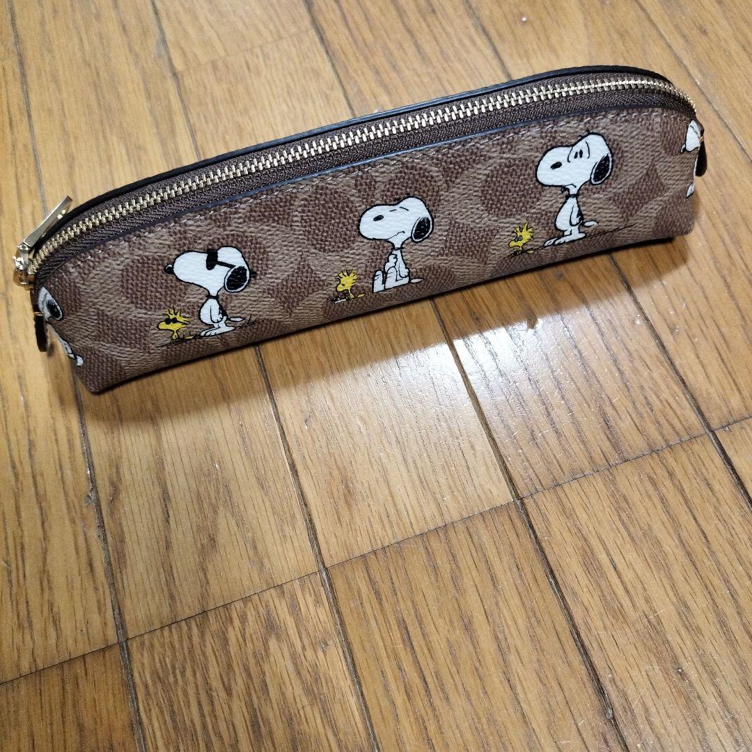 コーチ　スヌーピー　筆箱　ペンケース
